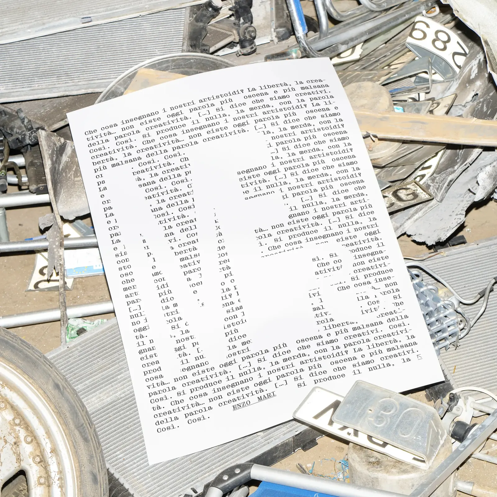 La creatività è una merda — Omaggio a Enzo Mari (2022)